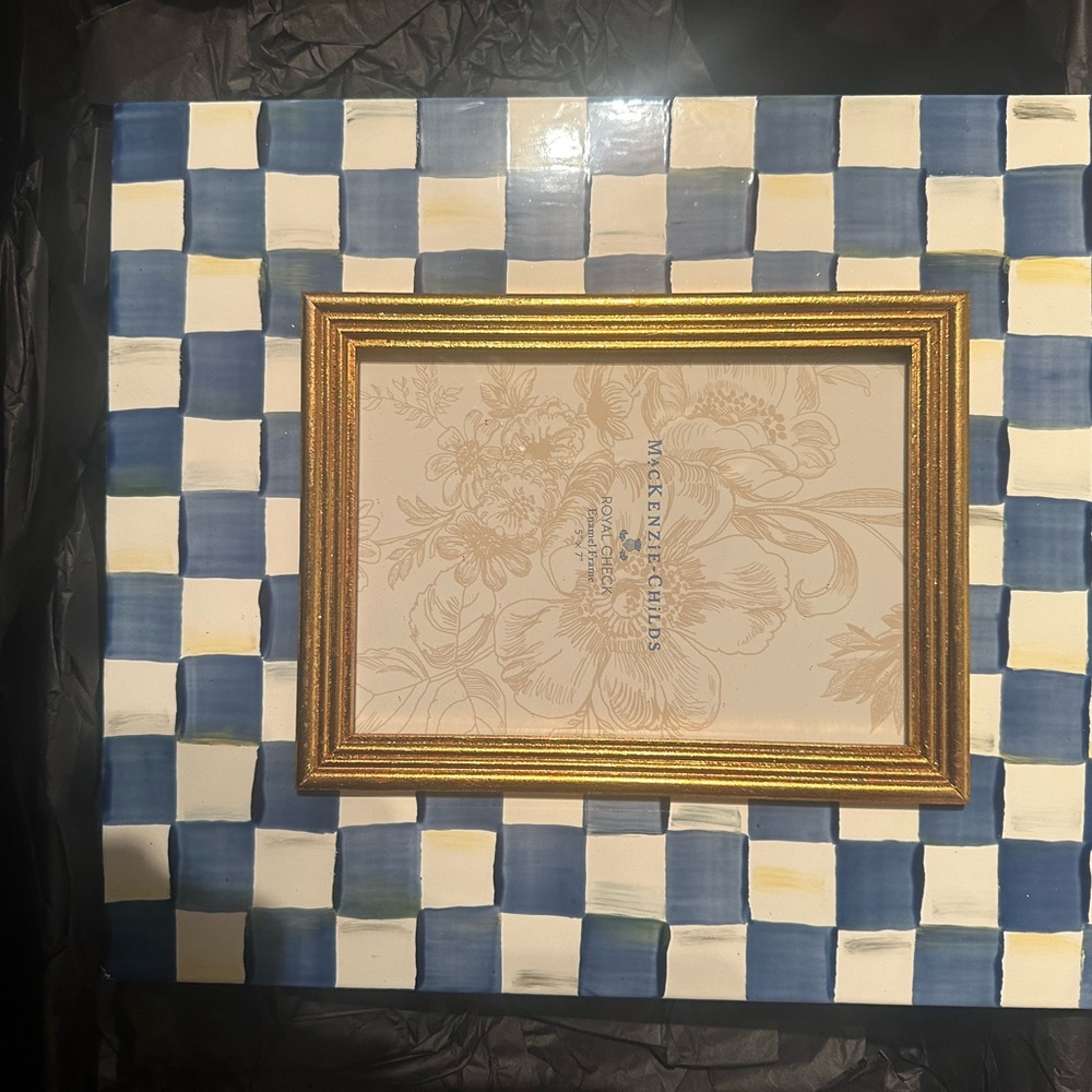 Mac-Kenzie Childs 5x7 Picture Frame